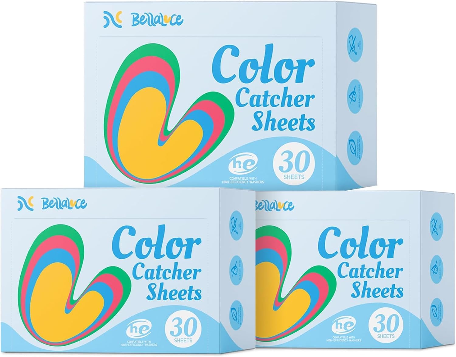 Color Catcher Sheets for Laundry 90 Count 3 Pack