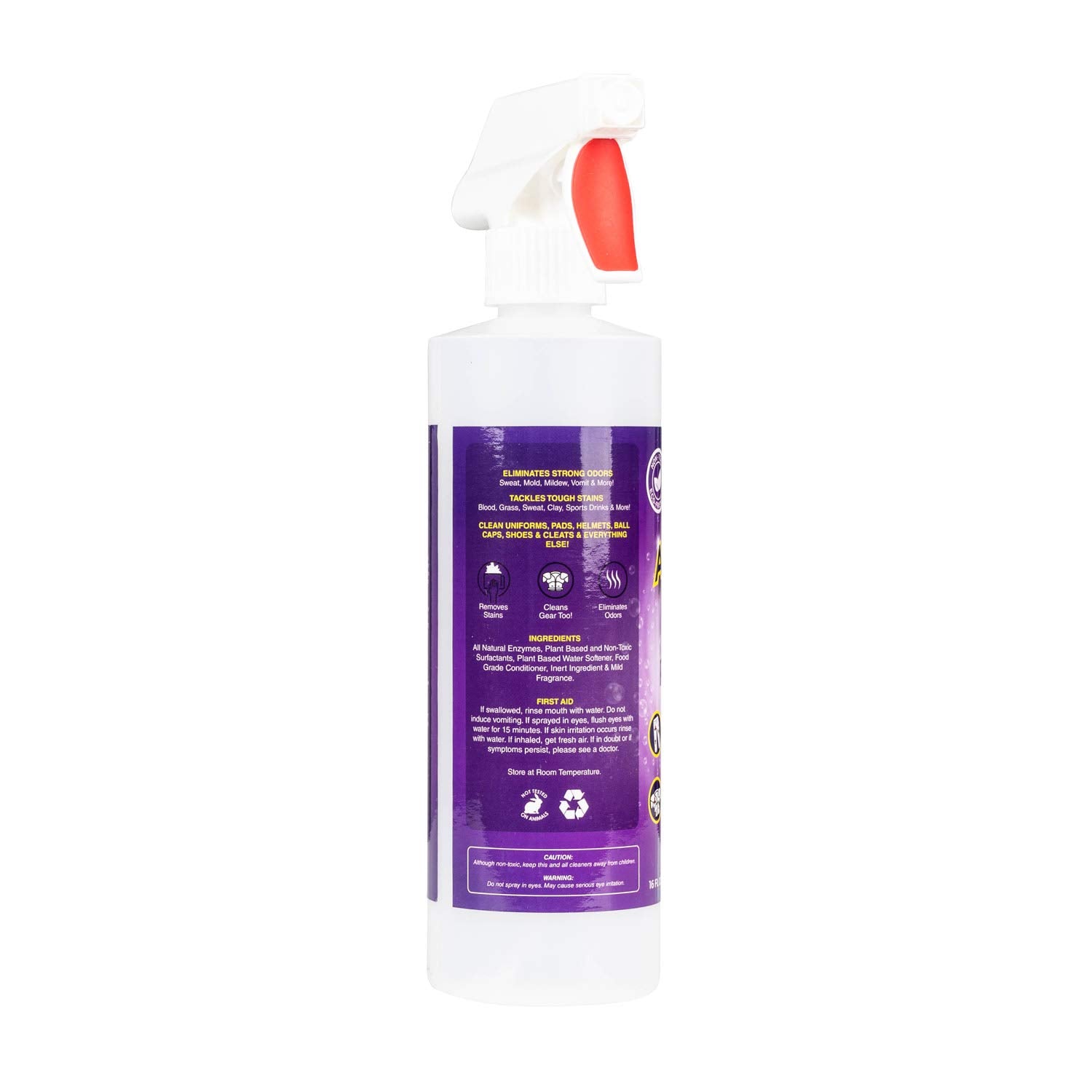 AthletX Amazing laundry detergent liquid Sports Wear Stain & Odor Remover - Grass, Blood & Sweat Stains & Odors - Workout Clothes - Natural Enzymes