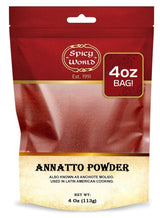 Spicy World Annatto Powder 4 Ounce Bag (113g) - Premium Ground Annatto Seed and Achiote Powder for Vibrant Dishes - Latin American Flavors