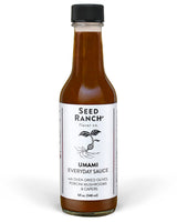 Seed Ranch Umami Everyday Hot Sauce, 5 Fl. oz. - Mild Heat Flavor - Oven Dried Olives, Porcini Mushrooms & Capers - Vegan, Non-GMO, Gluten-Free