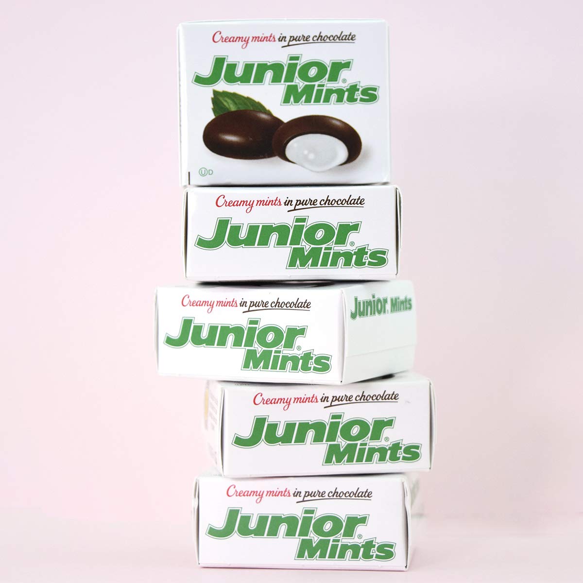 Tootsie Roll Junior Creamy Mints in Pure Chocolate, Mini-Boxes, 72-Count, 31.68 Ounce