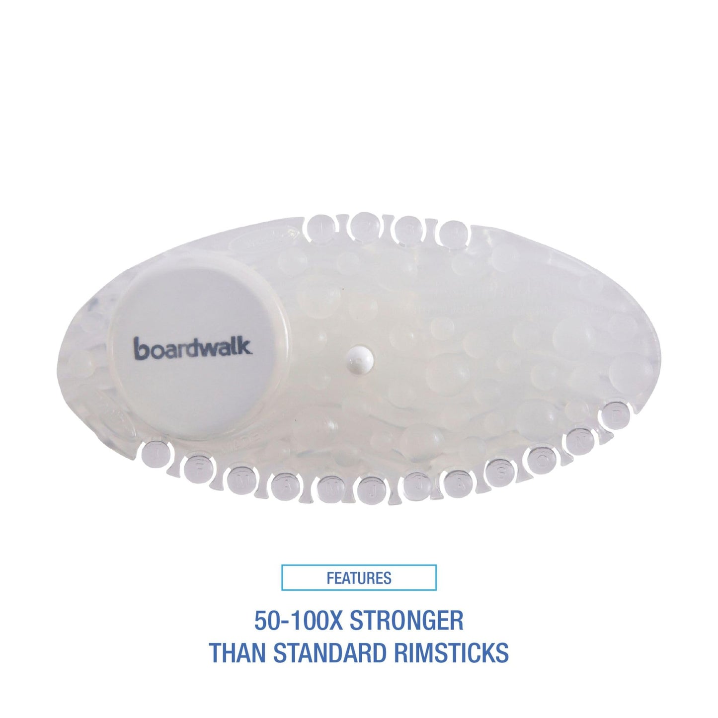 Boardwalk Curve Air Freshener, Mango, Solid, Clear, 10/Box
