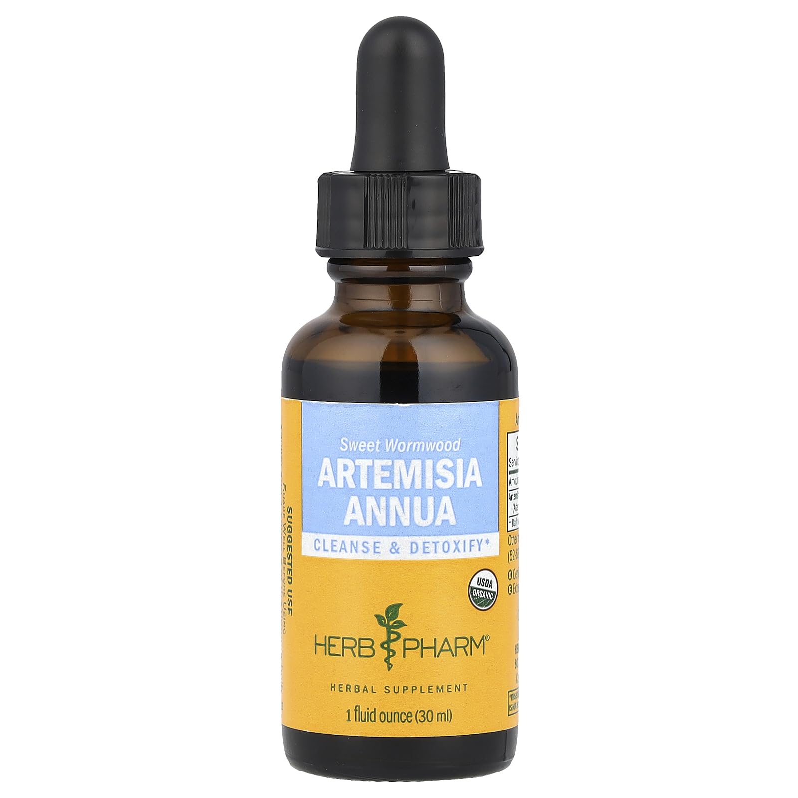 Herb Pharm Artemisia Annua (Sweet Annie) Certified Organic Liquid Herbal Extract, 1 Oz