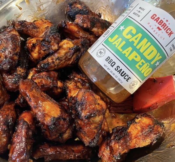 Candy Jalapeño BBQ Sauce | Gabrick BBQ | Sweet & Spicy Barbecue Sauce with Real Jalapeños | Perfect for Ribs, Chicken, and Burgers | No HFCS