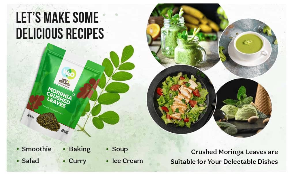 Moringa Tea Cut Fresh Dried Leaves 8 Ounces(0.5 lb), Rich Source of Antioxidants (1 Pack - 8 Ounces)