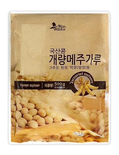 Nice Witch's Meju Powder (Fermented Soybean Powder) - Korean Soybean Fermentation Starter for Doenjang & Gochujang, 500g/ 1.1LB ?? ?? ??, ???