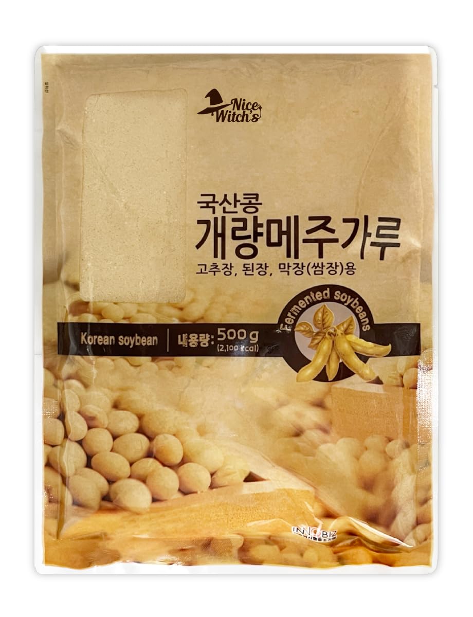 Nice Witch's Meju Powder (Fermented Soybean Powder) - Korean Soybean Fermentation Starter for Doenjang & Gochujang, 500g/ 1.1LB ?? ?? ??, ???