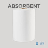 Georgia-PacificBlue Basic Paper Towel Rolls by PRO, White, 28706, 350 Feet Per Roll, 12 Rolls Per Case