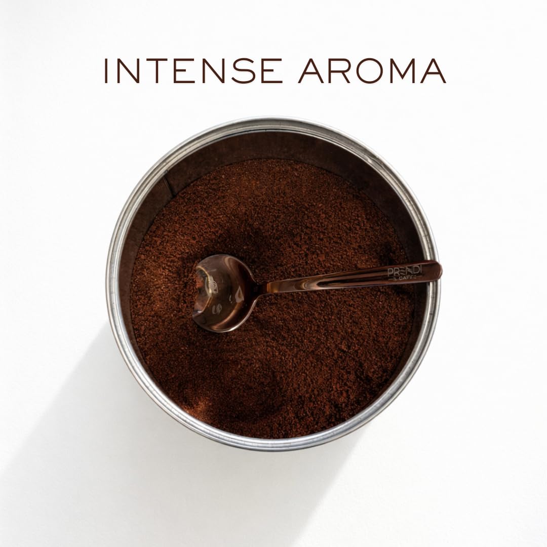 Prendi Ground Expresso roasted ground Coffee, Italian Blend Roasted in Italy