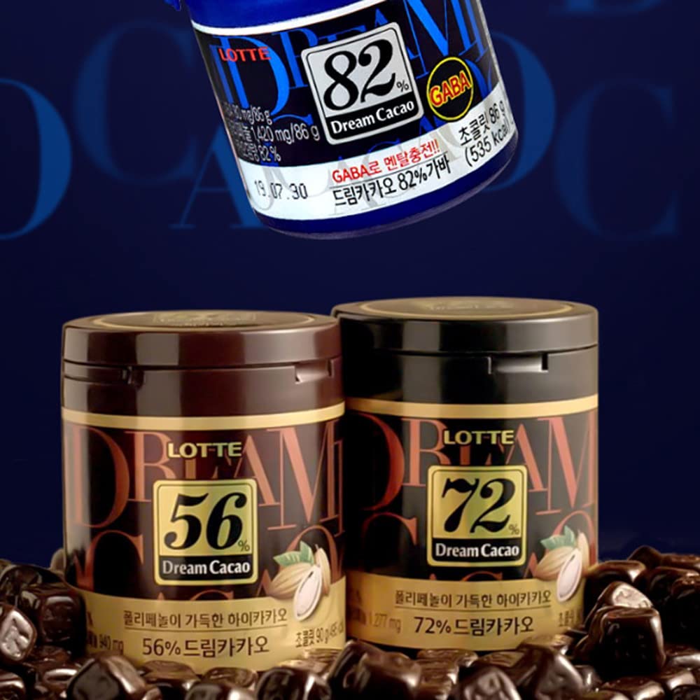 ??????????? Korea Lotte Dark Chocolate 86g/1box (82% Darkness)