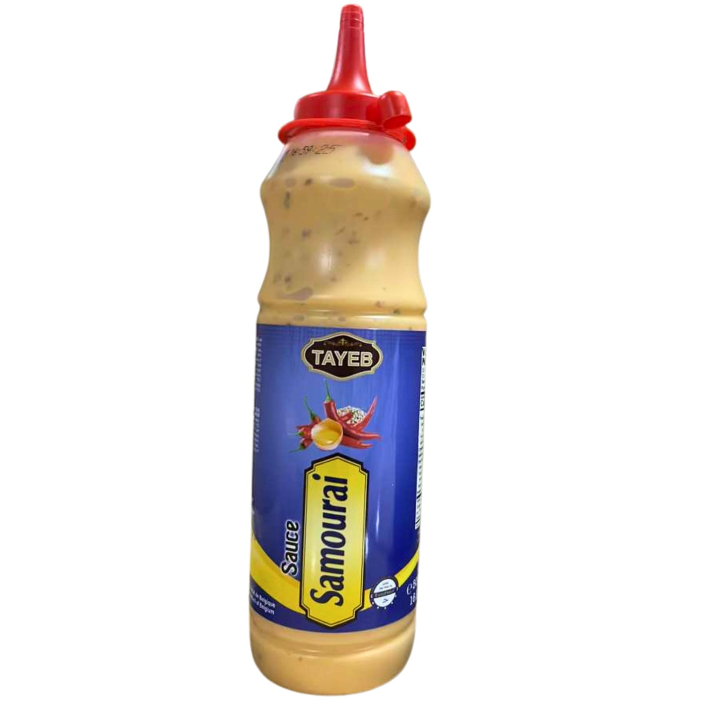 TAYEB Sauce Samouraï 500ml - Authentic Moroccan Spicy & Creamy Sauce for Burgers, Wraps, Fries, Sandwiches, Taco, & Grilled Meats