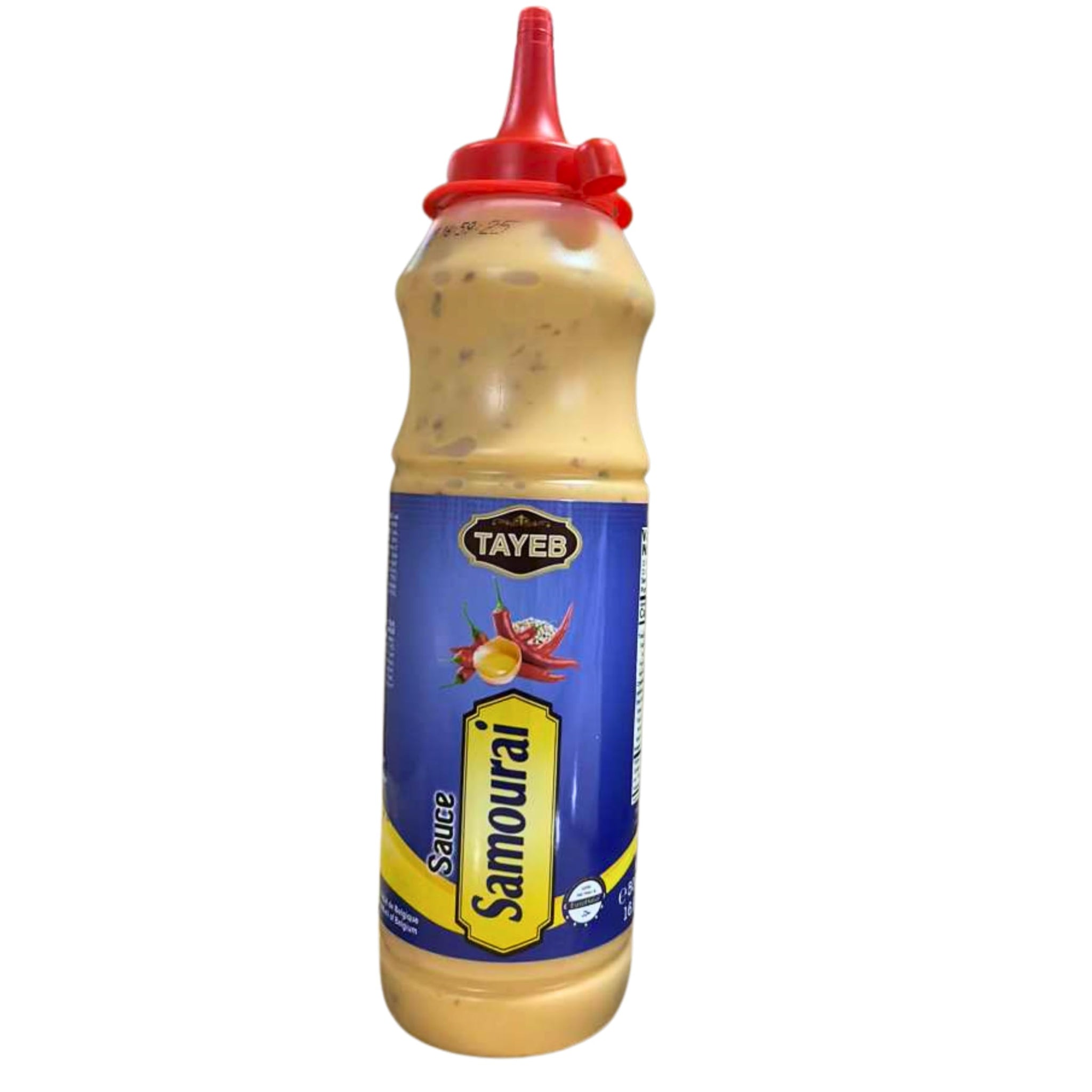 TAYEB Sauce Samouraï 500ml - Authentic Moroccan Spicy & Creamy Sauce for Burgers, Wraps, Fries, Sandwiches, Taco, & Grilled Meats