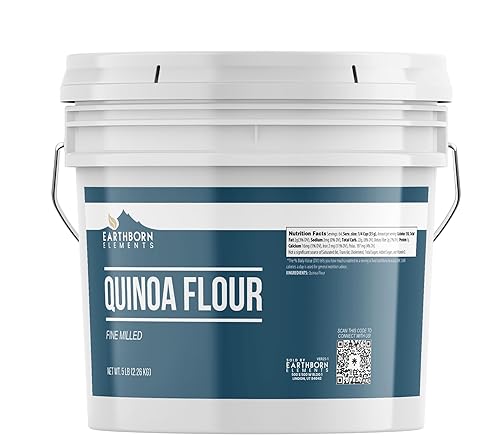Earthborn Elements Quinoa Flour 1 Gallon, Vegan, Baking & Cooking