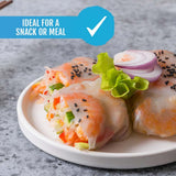 Best of Thailand [Round] Brown Rice Paper Wraps 1 Pack | Perfect for Fresh Spring Rolls & Dumplings | Non-GMO, Gluten-Free, Vegan & Paleo | Kosher