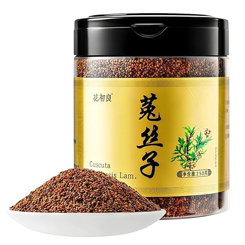Chinese dodder (Cuscuta Seeds) ??? - Premium Dried Chinese Dodder Herb in Resealable Can for Herbal Tea & Infusions (tu si zi) ???