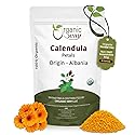 Organic Way Dried Calendula Petals | Herbal Tea (Calendula officinalis) - European Wild-Harvest | Organic & Kosher Certified | USDA Certified | Origin