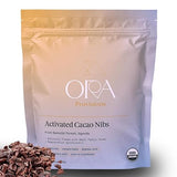 ORA Organic Cacao Nibs, 4oz - Unsweetened, Ethical, Regenerative, Heavy Metals Tested