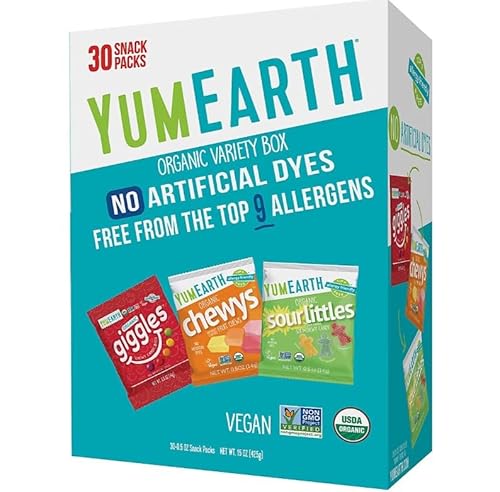 Yumearth Organic Chewy Candies Variety Box, 11 OZ