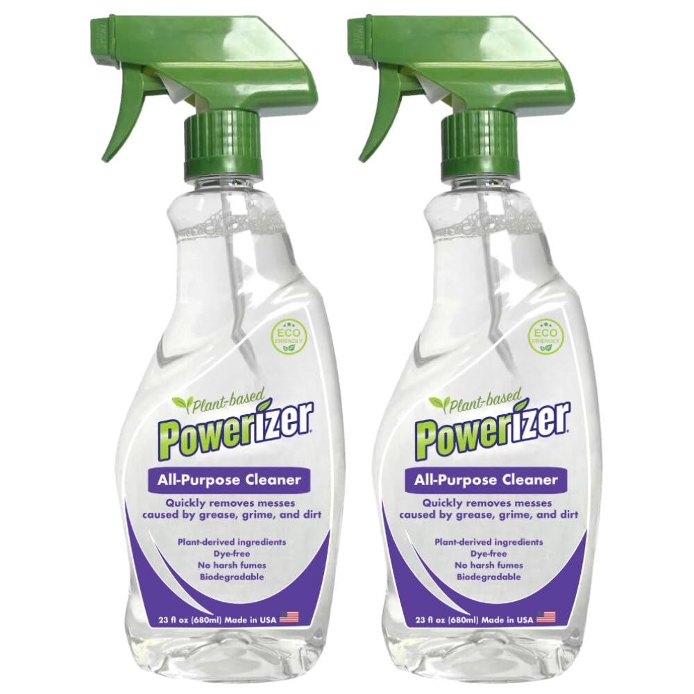 Powerizer Plant Based Lightly Scented All Purpose Cleaner Spray Bottle (2)
