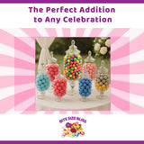 ALBERT'S Candy ColorSplash Bubble Gum Balls for Chewing, 1 Inch, Bright Pink, Bubble Gum Flavor, Party, Events, Weddings, 2 Pounds