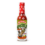 ASS KICKIN’ Spicy Pickle Hot Sauce (5 oz) - Zesty Jalapeño Pickle Blend - Medium Heat Gourmet Hot Sauce for Wings, Burgers & Sandwiches