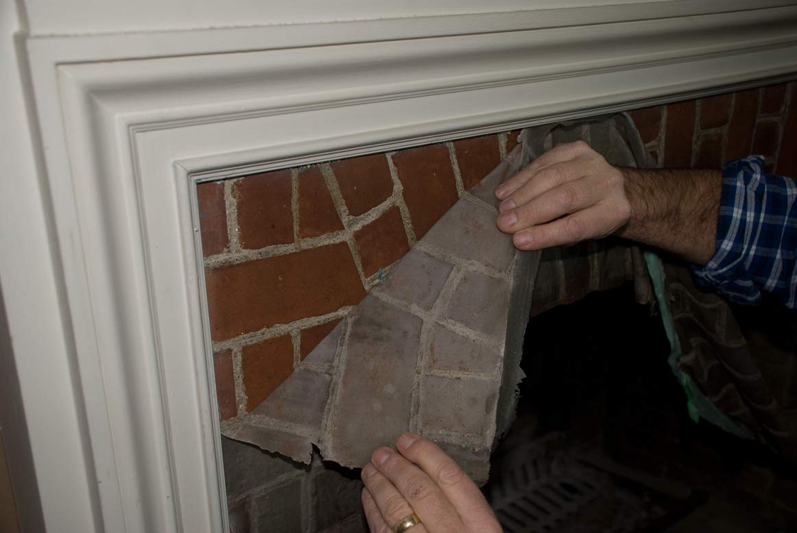 CHIMNEYRX 300467 Paint N Peel Fireplace Cleaner - Removes Smoke & Soot Stains from Brick, Tile, & Stone Surfaces Around Fireplace Fronts & Hearths