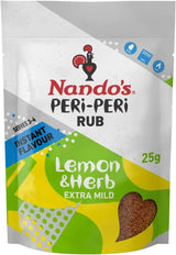 Nando's Lemon & Herb Peri Peri Rub Mild (25g) - Pack of 2