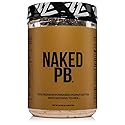 Naked 1.5 LB Powdered Peanut Butter from US Farms - Bulk, Only 1 Ingredient - Roasted Peanuts, Vegan, No Additives, Preservative Free, No Salt, No
