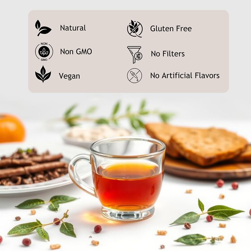 Ashwagandha Root Loose Leaf Tea 100 g | Withania Somnifera for Herbal Tea | Naturally Dried Ashwagandha Herb(Indian ginseng) | Ideal Particle Size