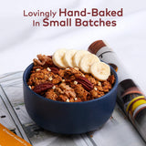 Banana Bread Granola Mini Packs |10 Individual Bags | Natural, Hand-Baked, Rich in Protein & Potassium | for Travel, Breakfast Cereal, Yogurt