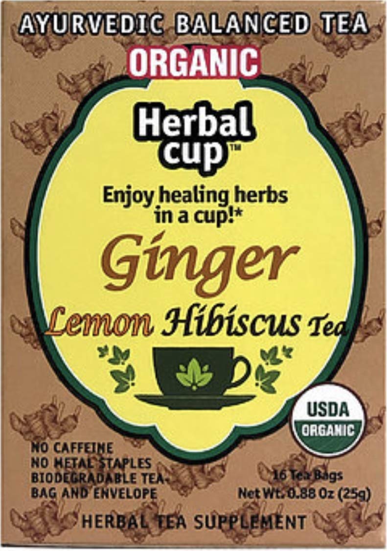 Ayurveda tea Ginger Lemon Hibiscus Organic