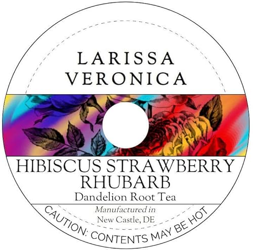 Hibiscus Strawberry Rhubarb Dandelion Root Tea (Single Serve K-Cup Pods) (12 pods, ZIN: 576627)
