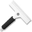 Squeegee for Shower Door, Car Windshield, and Glass Window - 2 Extra Silicone Replacement Blades - Foam Handle - Shower Squeegee - White