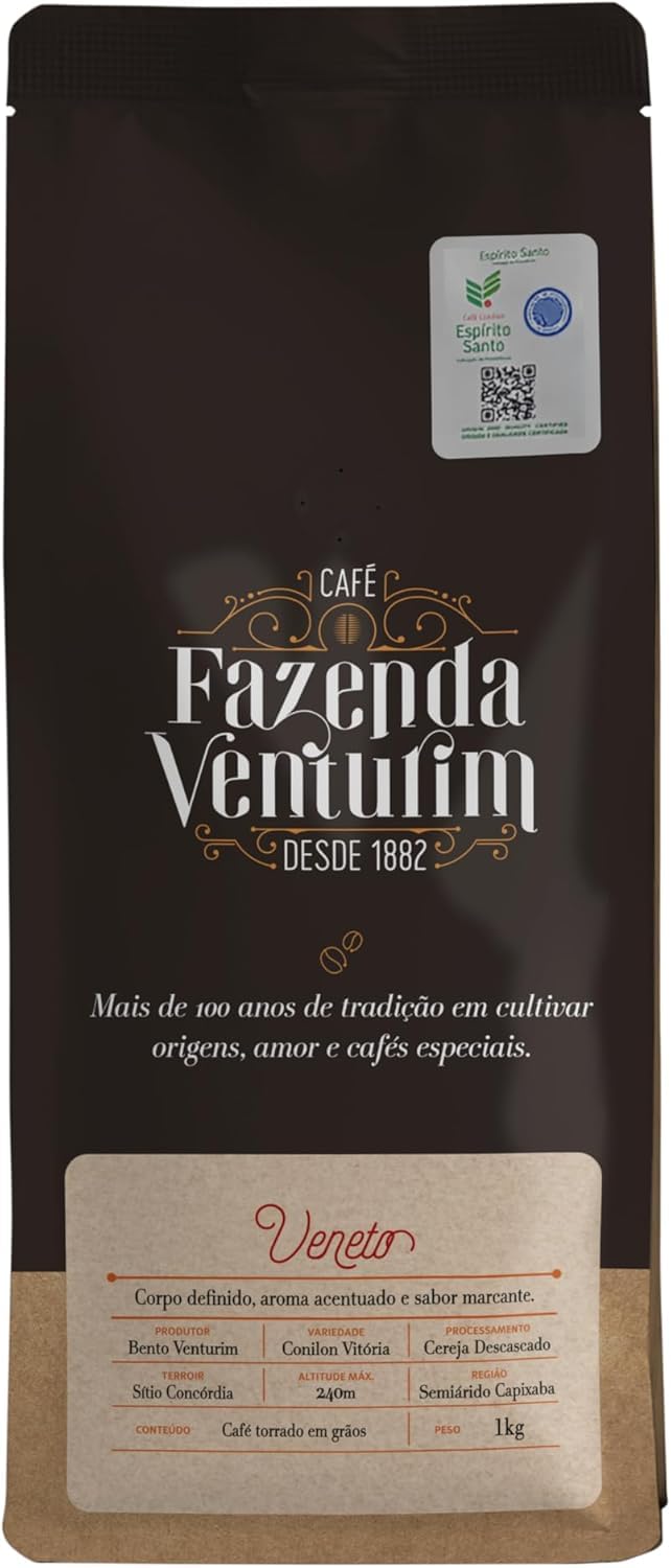Specialty Coffee Beans, 1kg, Café Fazenda Venturim, Fresh Roast, Direct from the Farm - Chocolate, Caramel and Hazelnut