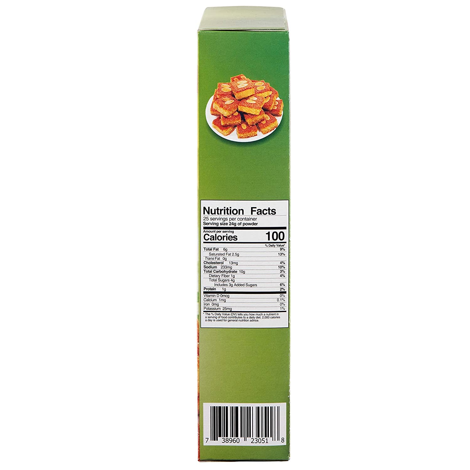 Tazah Lebanese Basbousa Mix 21.2oz Traditional Nammora Recipe 600g
