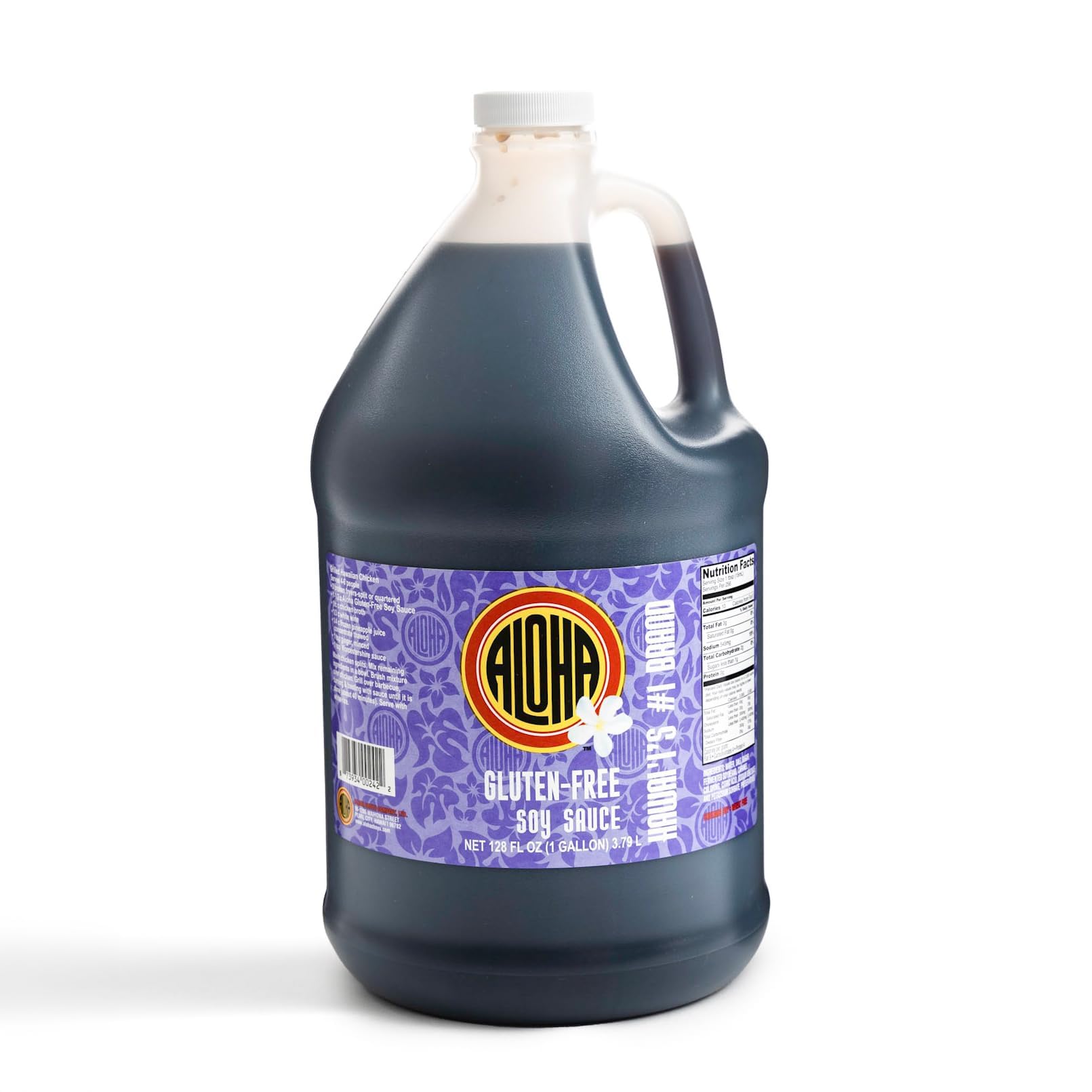 Aloha Shoyu - Gluten Free Soy Sauce - Smooth, Balanced Soy Sauce - Made in Hawaii - 1 Gallon