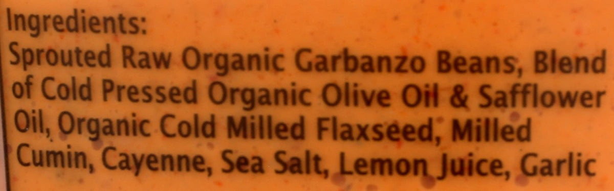 Majestic Garlic, Hummus Raw Cayenne, 8 Ounce