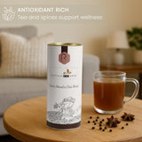 Blossom & Brew Exotic Masala Chai Blend(8.81oz)- Signature Indian Spiced Tea - Black Whole Leaf with Cardamom, Ginger, Clove, Cinnamon & Black Pepper