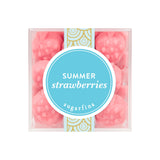 Sugarfina Summer Strawberries Small Candy Cube, Gummies, 3.2 oz, 4 Count