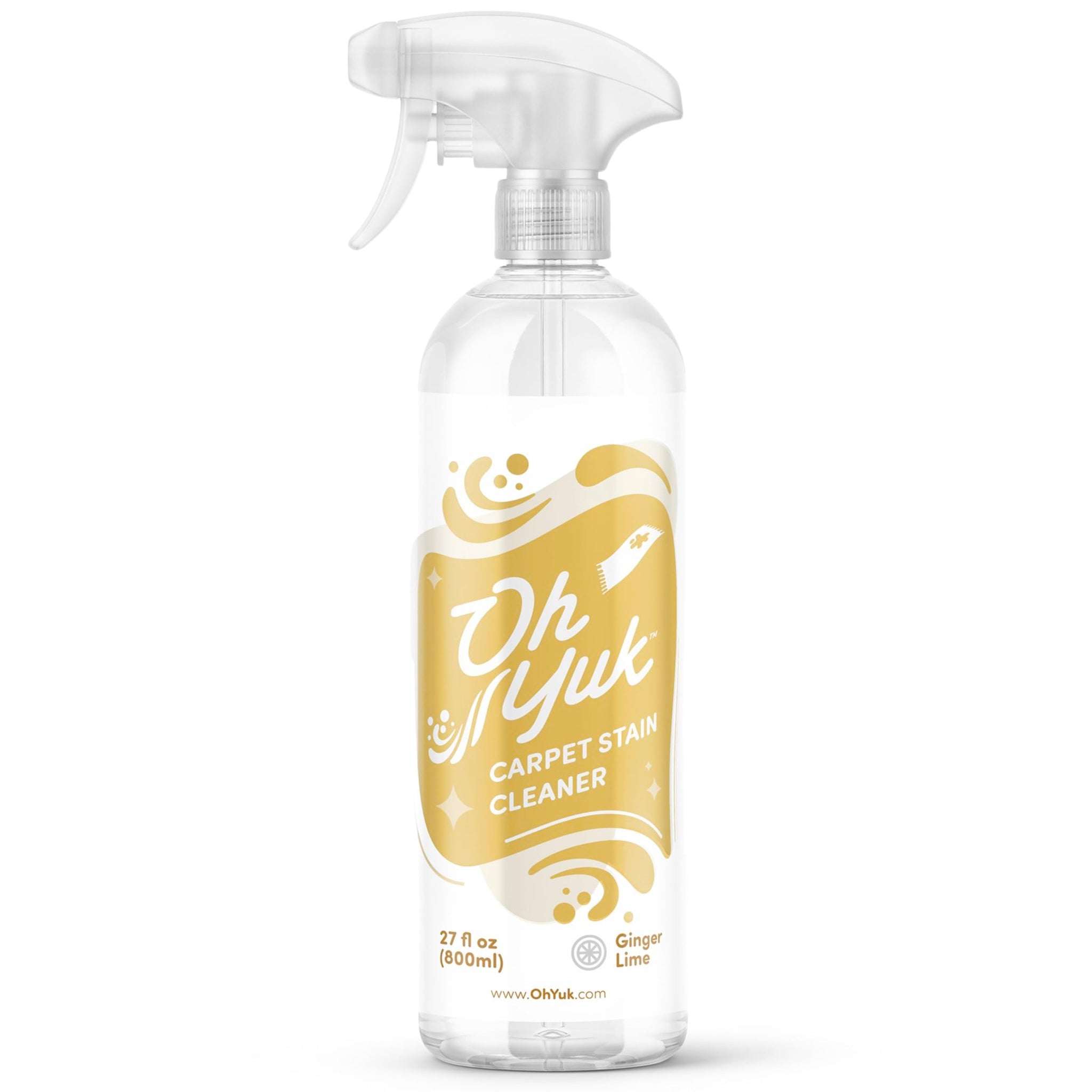 Oh Yuk Carpet Stain Cleaner, Instant Carpet Spot Remover & Upholstery Cleaner - Carpet Cleaner Spray, Stain Remover Spray, Fabric Cleaner, Rug Cleaner