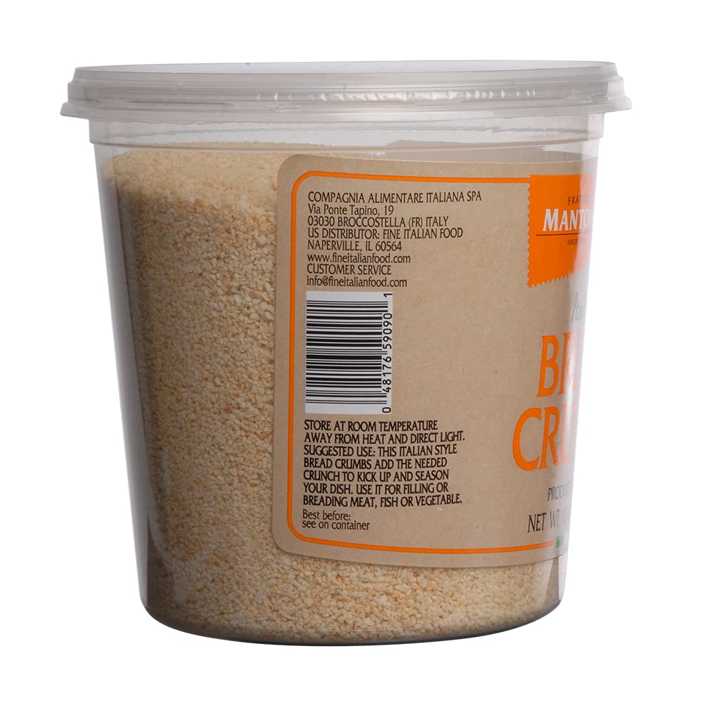 Mantova Italian Breadcrumbs, Product of Italy 13.4 oz, Pack of 1