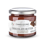 CAMPO D'ORO CHOCOLATE SPREAD 180 Gr. Dark chocolate sweet cream Modica PGI. Dark Chocolate spread with milk. Italian chocolate, chocolate butter