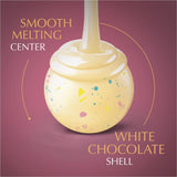 Lindt LINDOR Birthday Cake White Chocolate Truffles, White Chocolate Candy with Smooth, Melting Truffle Center, 5.1 oz.