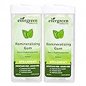 Evergreen Sweets Remineralizing Gum with Nano-Hydroxyapatite & Xylitol - Sugar-Free, Aspartame-Free Chewing Gum for Enamel Support & Fresh Breath