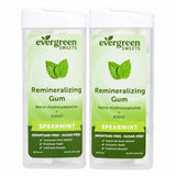Evergreen Sweets Remineralizing Gum with Nano-Hydroxyapatite & Xylitol - Sugar-Free, Aspartame-Free Chewing Gum for Enamel Support & Fresh Breath
