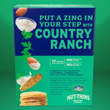 Blue Diamond Almonds Nut Thins Cracker Crisps, Country Ranch, 4.25 Ounce