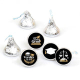 Law School Grad Party Favors - Round Candy Stickers - 108pc
