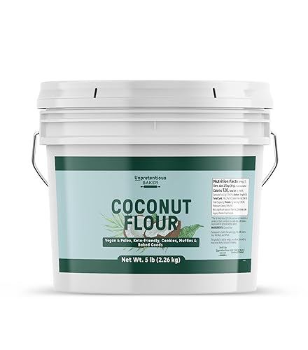 Unpretentious Coconut Flour, 1 Gallon, Vegan, Wheat Flour Alternative, Keto-Friendly