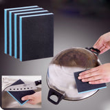EORTA 8 Pcs Magic Cleaning Sponges Multi-Use Heavy Duty Scrub Scouring Eraser Pads with Carborundum Non-Scratch Emery Cleaner for Kitchen, Bathroom