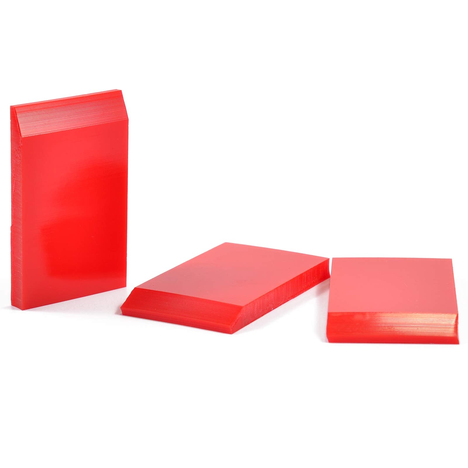 AHCHAY 1-inch Rubber Extra Small Squeegee Flexible and Soft non scratching for Resin 3D Printing Cleanup, Car Rear Glass Cleaning, window tint films
